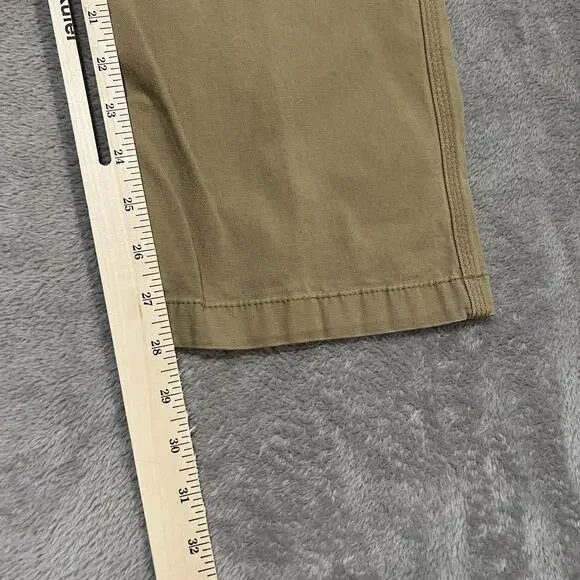 Carhartt Work Pants Mens 30x28 Khaki Rugged Flex Relaxed Fit Canvas Utility - Picture 8 of 9